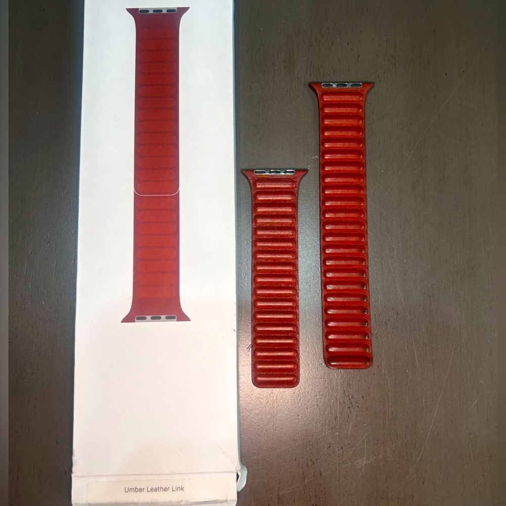 Apple Watch Leather Link Band